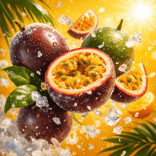 Frutas tropicales frescas y jugosas